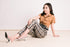 Femme Pants with Belt Bag